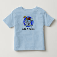 2ème T-shirt personnalisé d'anniversaire d'espace