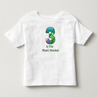 Pour Les Tous Petits 3 est le T-shirt d'enfants en bas âge de nombre