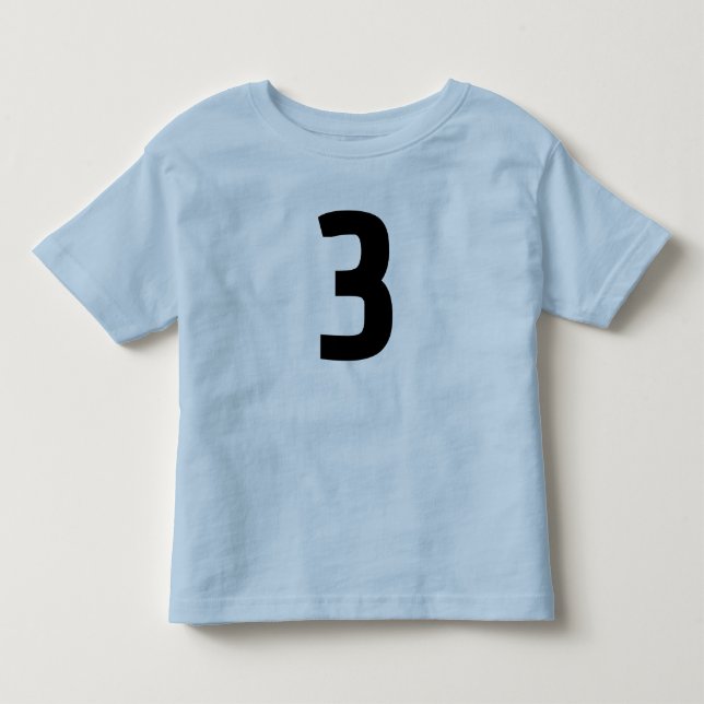 Pour Les Tous Petits 3E ÂGE JERSEY bleu T-SHIRT (Devant)