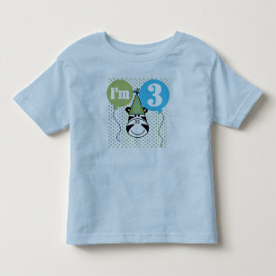 Pour Les Tous Petits 3ème T-shirt d'anniversaire de zèbre