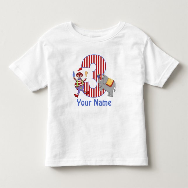 Pour Les Tous Petits 3ème T-shirt personnalisé par cirque (Devant)