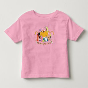 Pour Les Tous Petits Adventure Time   Large Jake Group Graphic T-Shirt
