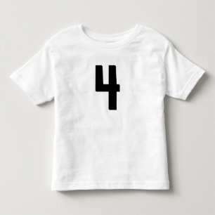 POUR LES TOUS PETITS ÂGE 4 FOUR FUNNY JERSEY T-SHIRT