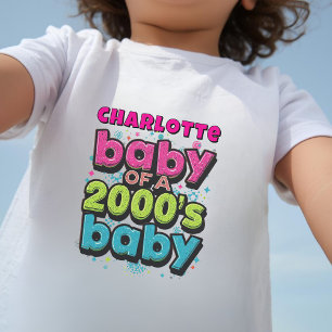 Pour Les Tous Petits Baby of a 2000s Baby Personnalisé Toddler T-shirt