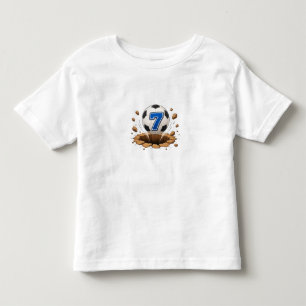 Pour Les Tous Petits Ballon de Football Numéro 7 T-Shirt Enfants Spor
