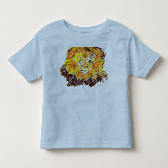 Pour Les Tous Petits bambin : T-SHIRT LION (Devant)