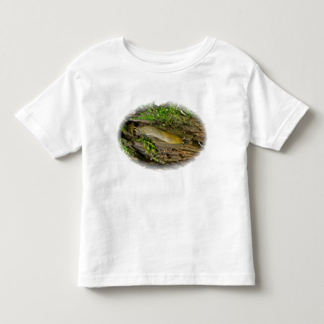Pour Les Tous Petits Banana Slug on Log Toddler T-shirt (Devant)