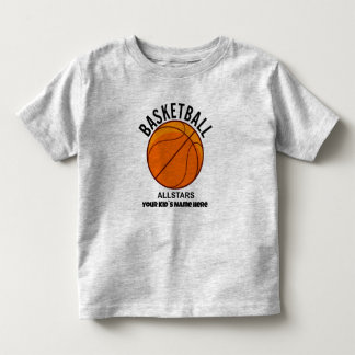 Pour Les Tous Petits Basket-ball Allstars Custom Nom enfant T-shirt
