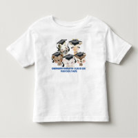Bébé Animal Graduates Toddler Fine Jersey T-shirt