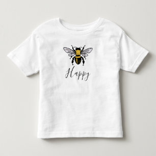 Pour Les Tous Petits Bee Happy Toddler T-Shirt