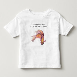 Pour Les Tous Petits Béni sont le Meek Fish Toddler T-shirt