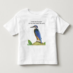 Pour Les Tous Petits Béni sont le T-shirt Meek Kingfisher Toddler