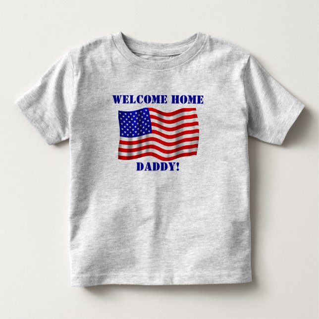 Pour Les Tous Petits Bienvenue Papa ! T-shirt (Devant)