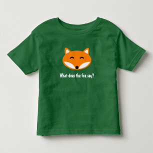 Pour Les Tous Petits CE QUI FAIT LE RENARD DITES le T-shirt animal