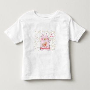 Pour Les Tous Petits Chat rose passover Ballerina Toddler T-Shirt