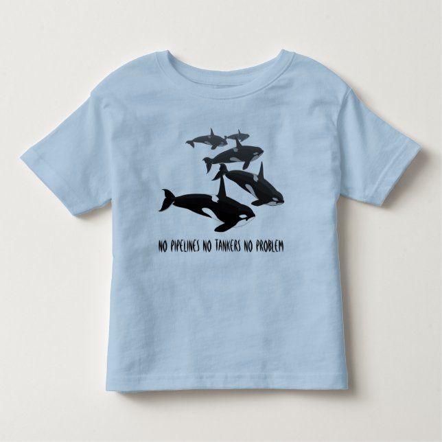 Pour Les Tous Petits Chemise d'orque de bébé personnalisée par T-shirt (Devant)