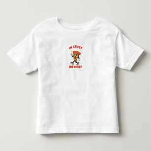 Pour Les Tous Petits Chemise drôle de pizza – T-shirt graphique « In Cr