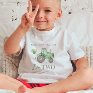 Pour Les Tous Petits Chemise verte Anniversaire T-shirt