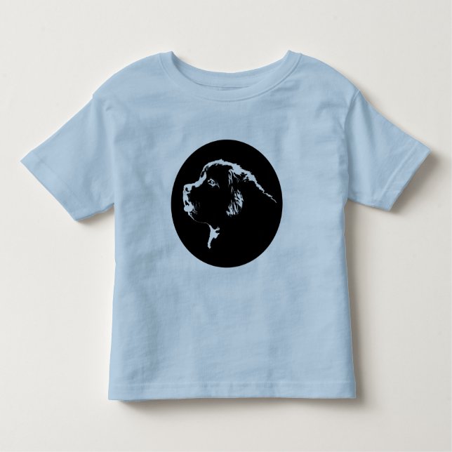 Pour Les Tous Petits Chemises de chien d'enfant en bas âge de T-shirt (Devant)