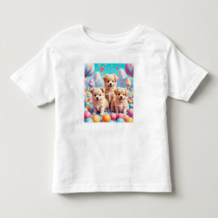 Pour Les Tous Petits Chiens en T-shirt Toddler de Candy Land