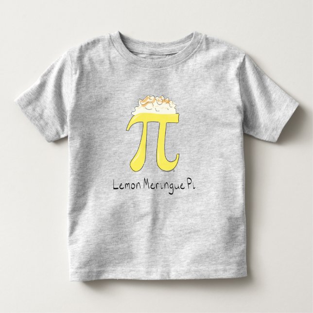 Pour Les Tous Petits Citron meringue Pi mignonne Math T-shirt enfant (Devant)