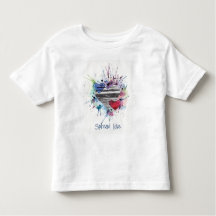 Cœurs mignons et lavis à l'aquarelle T-Shirt