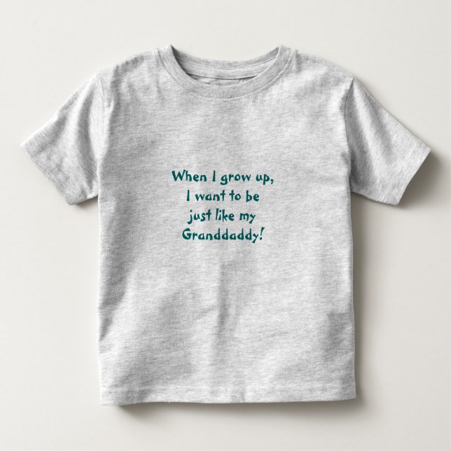 Pour Les Tous Petits Comme le T-shirt de grand-papa (Devant)