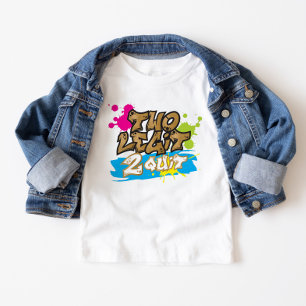 Pour Les Tous Petits Couleurs néon Deux Legit 2 Quit Toddler T-shirt