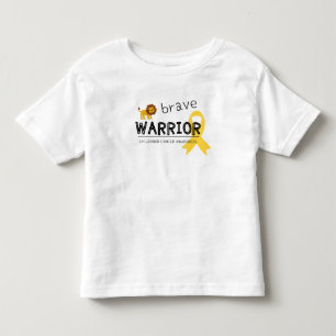 Pour Les Tous Petits courageux guerrier cancer lion tout-petit T-Shirt