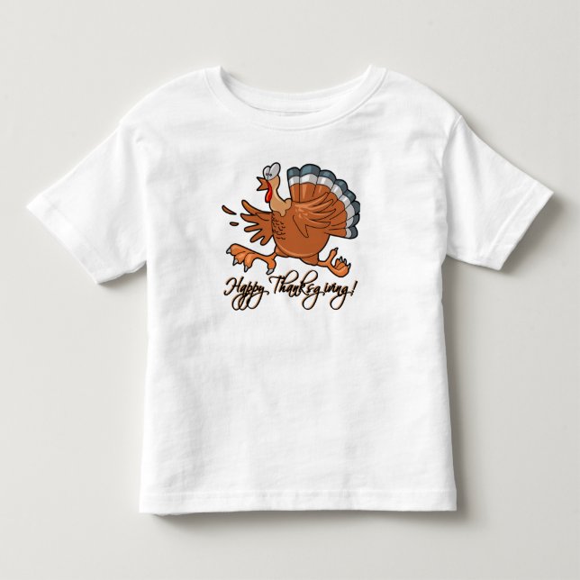 Pour Les Tous Petits Courez le T-shirt de course de la Turquie (Devant)
