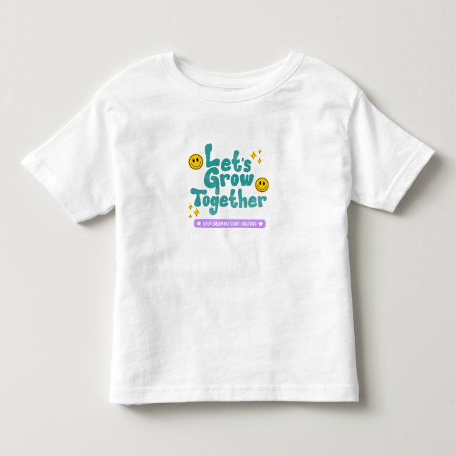 Pour Les Tous Petits Cultivons ensemble le T-shirt bébé (Devant)