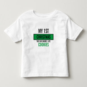 Pour Les Tous Petits Custom Christmas drôle nourriture modèle T-shirt