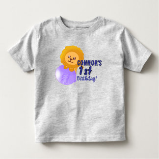 Pour Les Tous Petits Custom Lion Themed Birthday T-Shirt