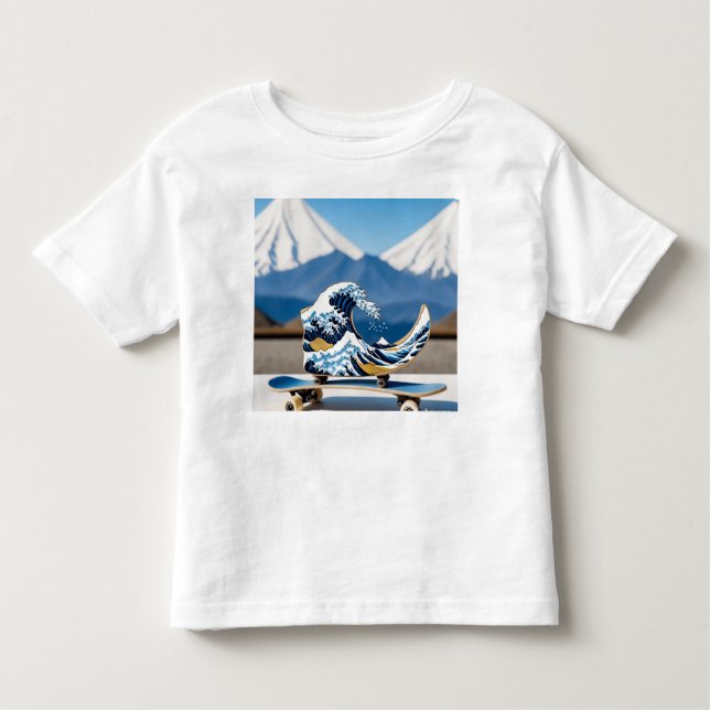Pour Les Tous Petits Design Abstrait de T-shirt imaginaire nature (Devant)