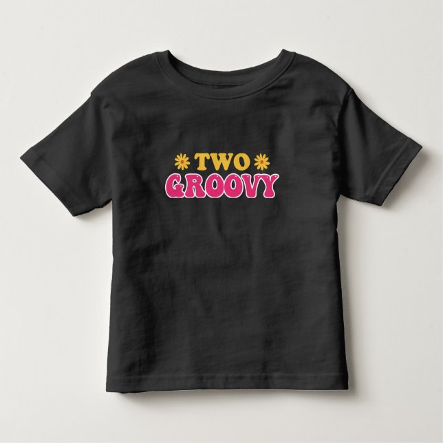 Pour Les Tous Petits Deux T-Shirt d'anniversaire Super (Devant)