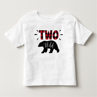 Pour Les Tous Petits Deux T-Shirt de l'ours de forêt sauvage