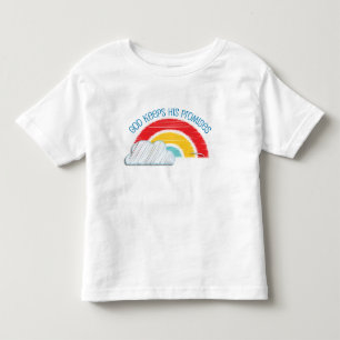 Pour Les Tous Petits Dieu garde son T-shirt chrétien d'enfant en bas