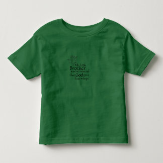 Pour Les Tous Petits Dieu lui a donné des ailes T-shirt - Personnalisab