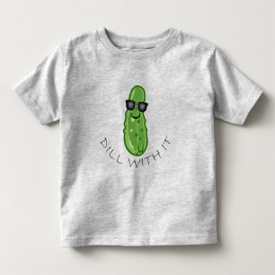Pour Les Tous Petits Dill With It Design - T-Shirt de jersey fin Toddle