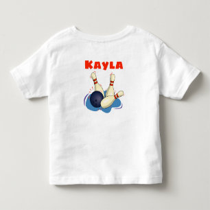 Pour Les Tous Petits Double face Ajouter votre nom enfant T-shirt