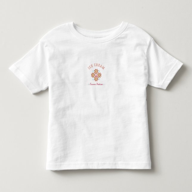 Pour Les Tous Petits Douces Vibrations d'Été – T-Shirt avec Logo de Gla (Devant)