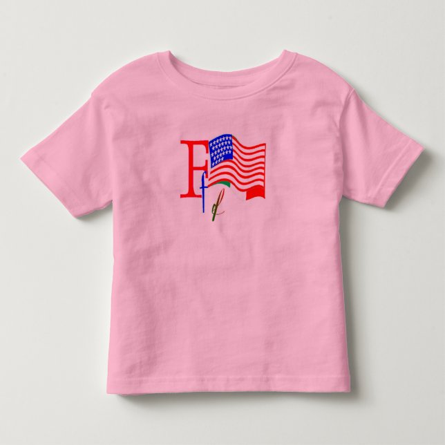 Pour Les Tous Petits Drapeaux T-shirt bébé (Devant)
