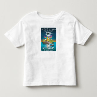Pour Les Tous Petits éclipse totale de 2026 en Islande - t-shirt