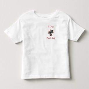 Pour Les Tous Petits EL Coqui, le T-shirt de l'enfant de Porto Rico