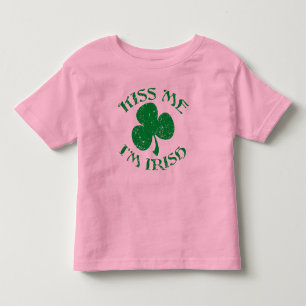Pour Les Tous Petits Embrassez-moi le t-shirt irlandais Im