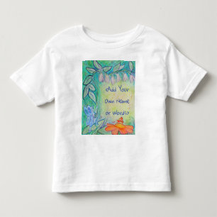 Pour Les Tous Petits Fairy Garden Flower Imaginaire Art Custom T-Shirt
