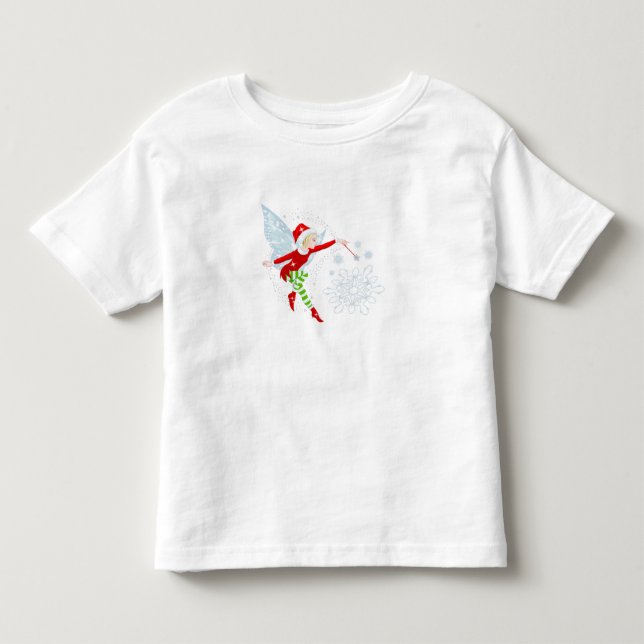 Pour Les Tous Petits Fairy Merry Wand Toddler Fine Jersey T-Shirt (Devant)