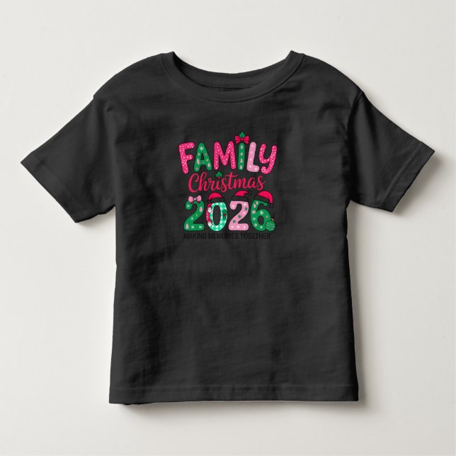Pour Les Tous Petits Family Christmas 2026 Matching T-Shirt (Devant)