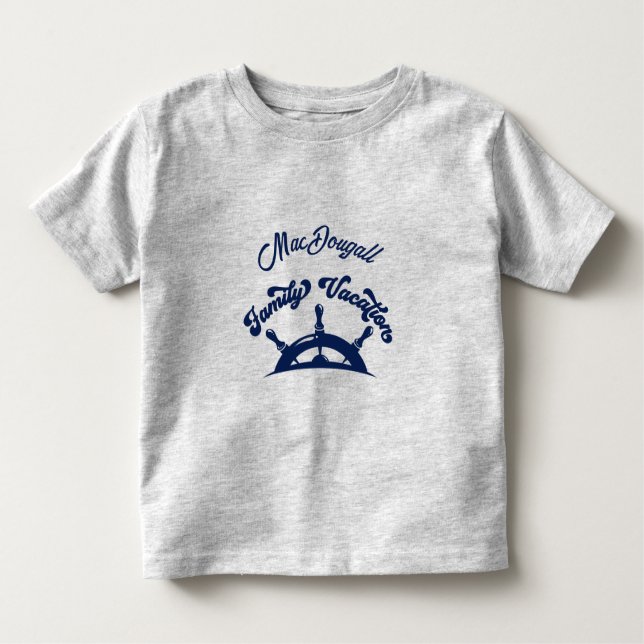Pour Les Tous Petits Family Vacation Matching Cruise T-Shirt (Devant)