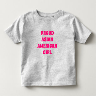 Pour Les Tous Petits Fier Asiatique Américaine, T-shirt Toddler